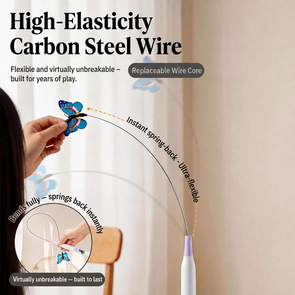 Smart Butterfly Cat Toy  🐾 V3