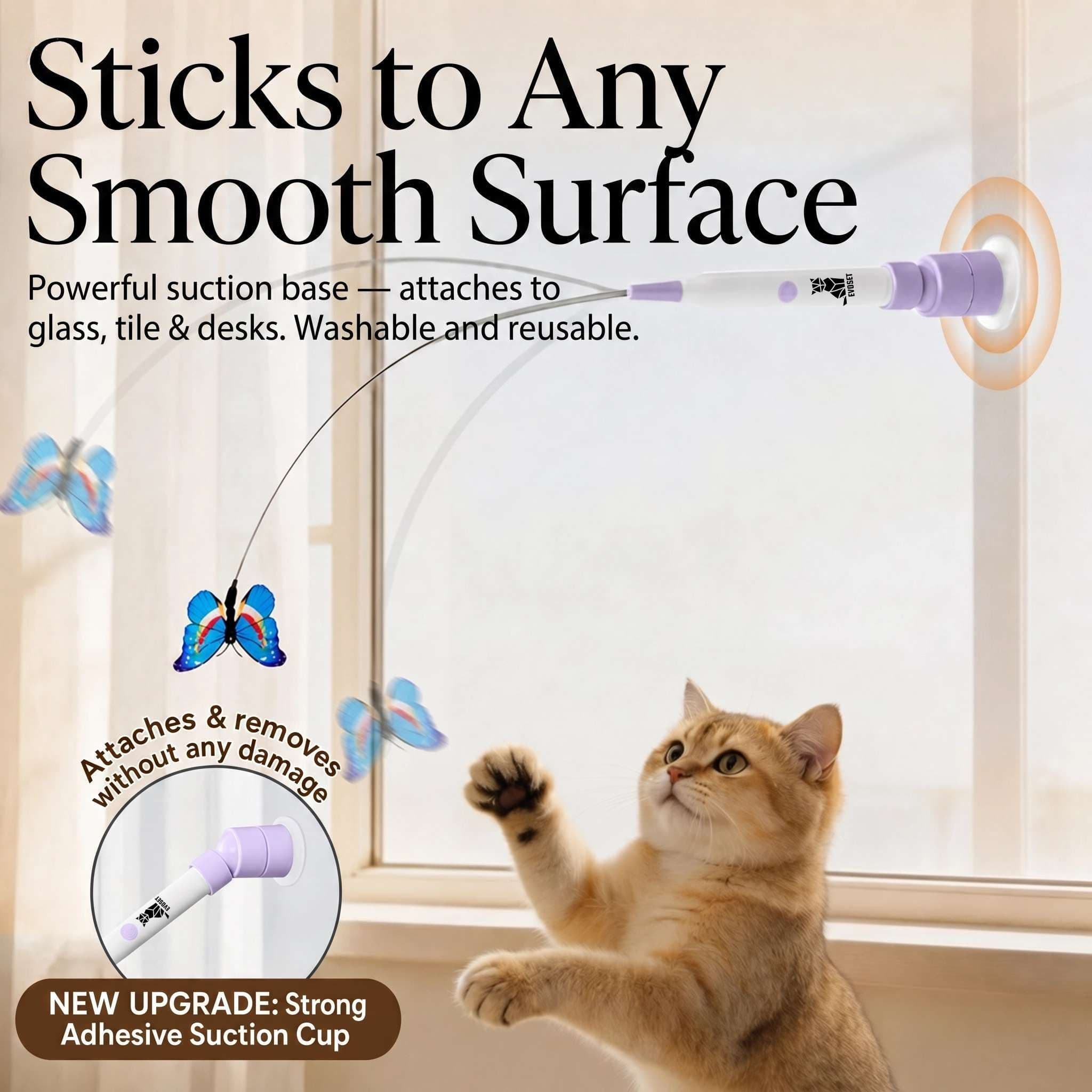 Smart Butterfly Cat Toy  🐾 V3